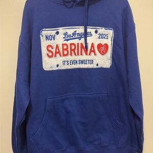 Sabrina Carpenter Los Angeles Sweeter Tour Hoodie L